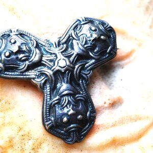 Sterling Viking Pin Brooch Repro From Norway Dress Broach Women or Men